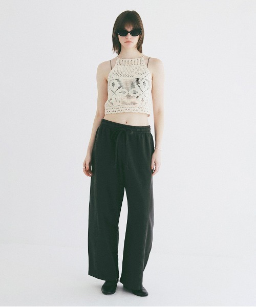 CLANE(クラネ)の「CROCHET CAMI KNIT TOPS(ニット/セーター・レディース・レッド/アイボリー・F)」の22枚目の写真
