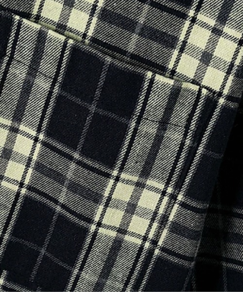 U:UME(ユーム)の「Classic Contrast Check Shirt(シャツ/ブラウス・メンズ・ネイビー・XX-LARGE/X-LARGE/LARGE/MEDIUM)」の5枚目の写真