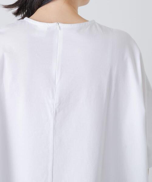 かぐれ(カグレ)の「オーバークルーネックカットソー(Tシャツ/カットソー・レディース・ブラック/オフホワイト・FREE)」の15枚目の写真