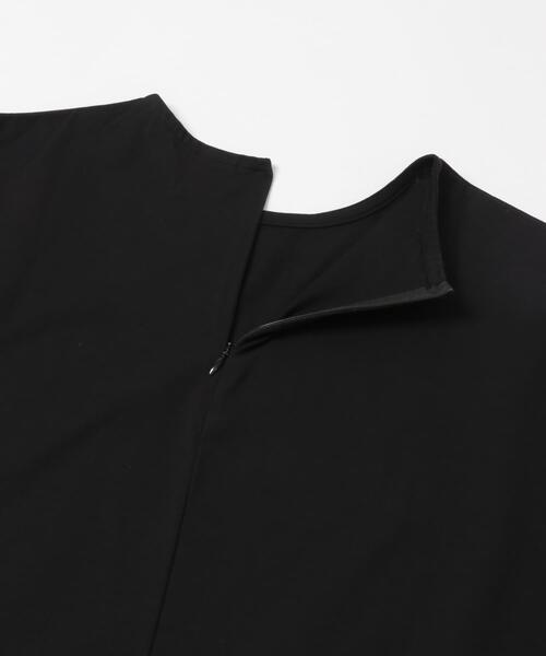 かぐれ(カグレ)の「オーバークルーネックカットソー(Tシャツ/カットソー・レディース・ブラック/オフホワイト・FREE)」の17枚目の写真