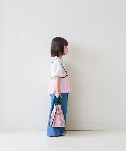 LOWRYS FARM(ローリーズファーム)の「スカシアミキャミ 877426(キャミソール・キッズ・ピンク/ブルー・150cm/140cm/130cm/120cm/110cm)」の14枚目の写真