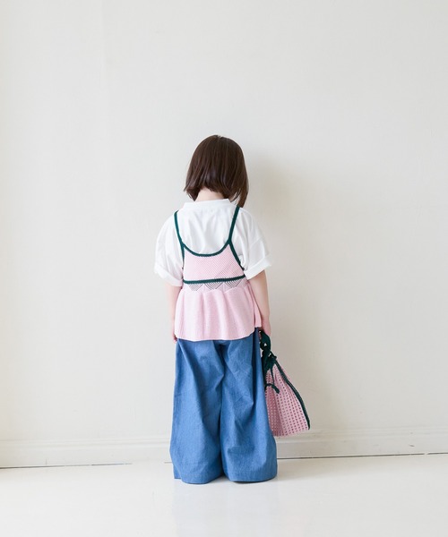 LOWRYS FARM(ローリーズファーム)の「スカシアミキャミ 877426(キャミソール・キッズ・ピンク/ブルー・150cm/140cm/130cm/120cm/110cm)」の13枚目の写真