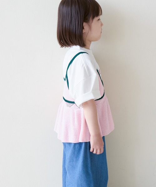 LOWRYS FARM(ローリーズファーム)の「スカシアミキャミ 877426(キャミソール・キッズ・ピンク/ブルー・150cm/140cm/130cm/120cm/110cm)」の11枚目の写真