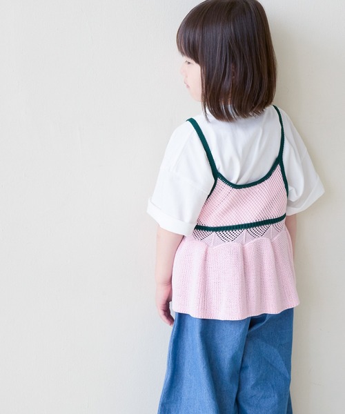 LOWRYS FARM(ローリーズファーム)の「スカシアミキャミ 877426(キャミソール・キッズ・ピンク/ブルー・150cm/140cm/130cm/120cm/110cm)」の12枚目の写真