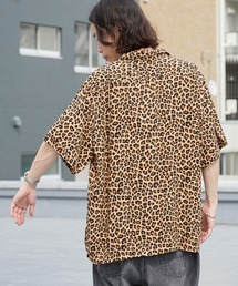 DAN RIVER（ダンリバー ）の「DAN RIVER/ダンリバー 60S BOWLING SHIRT 60年代ボウリングシャツ 柄シャツ 総柄 ヒョウ柄 レオパード柄 スカル ファイヤー スパイダー 蜘蛛の巣 半袖 メンズ 2026年 夏 夏服（シャツ/ブラウス）」