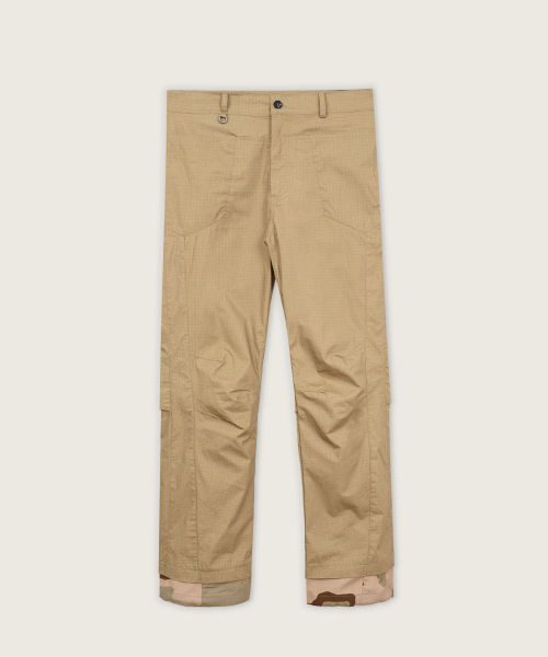 EULER(ユーラ)の「3Dレイヤードヘムパンツ(デザートベージュ)(その他パンツ・メンズ・ベージュ・LARGE/MEDIUM)」の3枚目の写真