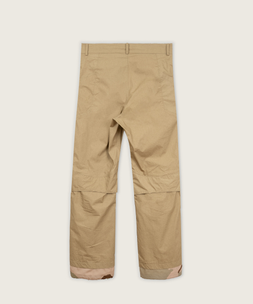 EULER(ユーラ)の「3Dレイヤードヘムパンツ(デザートベージュ)(その他パンツ・メンズ・ベージュ・LARGE/MEDIUM)」の4枚目の写真