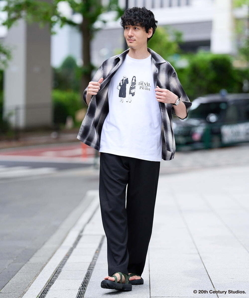 a.v.v（アーヴェヴェ）の「プラダヲキタアクマプリントＴシャツ（Tシャツ/カットソー・メンズ・ホワイト・48/50/46）」の4枚目の写真