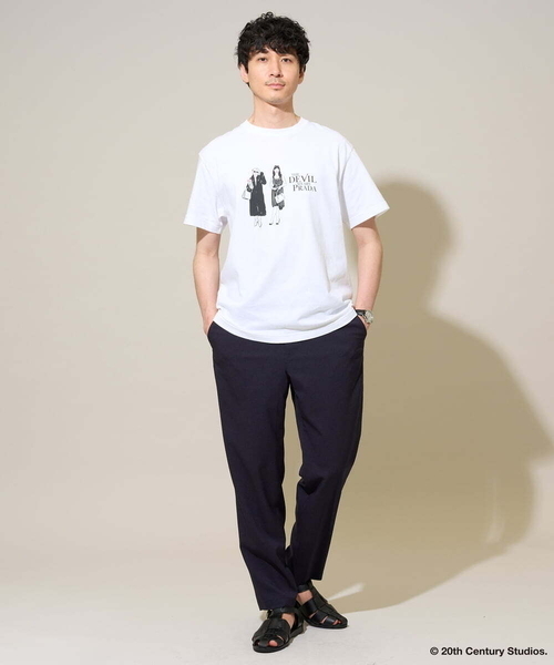 a.v.v（アーヴェヴェ）の「プラダヲキタアクマプリントＴシャツ（Tシャツ/カットソー・メンズ・ホワイト・48/50/46）」の5枚目の写真