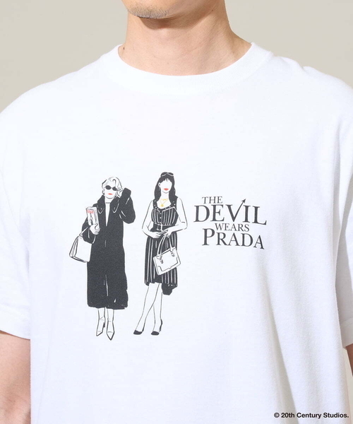 a.v.v（アーヴェヴェ）の「プラダヲキタアクマプリントＴシャツ（Tシャツ/カットソー・メンズ・ホワイト・48/50/46）」の11枚目の写真