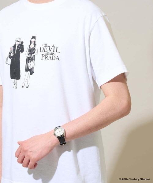a.v.v（アーヴェヴェ）の「プラダヲキタアクマプリントＴシャツ（Tシャツ/カットソー・メンズ・ホワイト・48/50/46）」の12枚目の写真