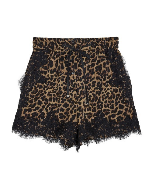 Ameri（アメリ）の「MEDI LACE DOCKING PATTERN SHORTS（その他パンツ・レディース・ブラウン/ブルー・MEDIUM/SMALL）」の11枚目の写真