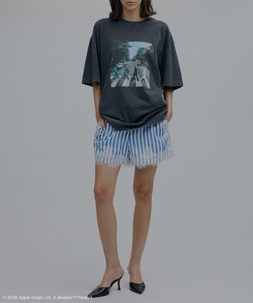 Ameri（アメリ）の「MEDI LACE DOCKING PATTERN SHORTS（その他パンツ・レディース・ブラウン/ブルー・MEDIUM/SMALL）」の13枚目の写真