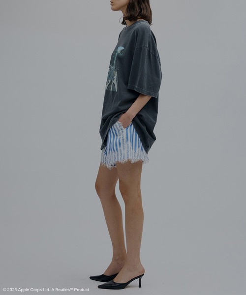 Ameri（アメリ）の「MEDI LACE DOCKING PATTERN SHORTS（その他パンツ・レディース・ブラウン/ブルー・MEDIUM/SMALL）」の12枚目の写真