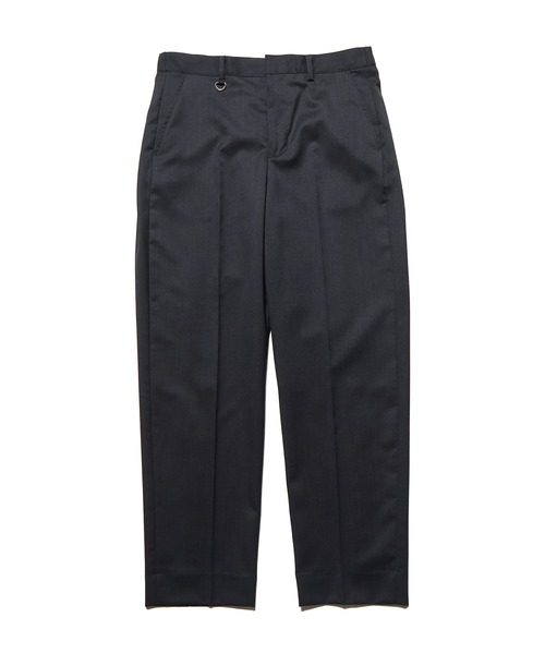 SOPHNET.(ソフネット)の「WOOL GABARDINE SLIM-FIT SHIRRING SLACKS(スラックス・メンズ・チャコールグレー/ネイビー・3/4/2/1/5)」の1枚目の写真