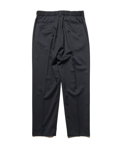 SOPHNET.(ソフネット)の「WOOL GABARDINE SLIM-FIT SHIRRING SLACKS(スラックス・メンズ・チャコールグレー/ネイビー・3/4/2/1/5)」の5枚目の写真