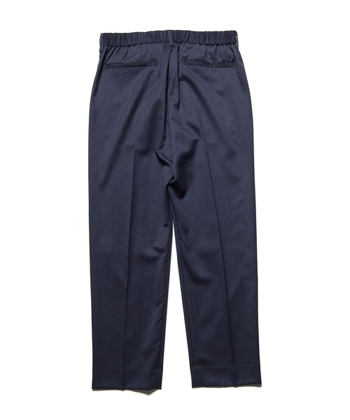 SOPHNET.(ソフネット)の「WOOL GABARDINE SLIM-FIT SHIRRING SLACKS(スラックス・メンズ・チャコールグレー/ネイビー・3/4/2/1/5)」の9枚目の写真