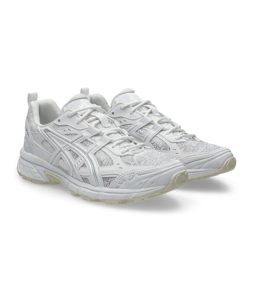ASICS(アシックス)の「GEL-NUNOBIKI / ゲルヌノビキ(スニーカー・レディース・ホワイト×シルバー・22.5/24/26/24.5/28/25.5/27/27.5/25/26.5/23/23.5)」の2枚目の写真