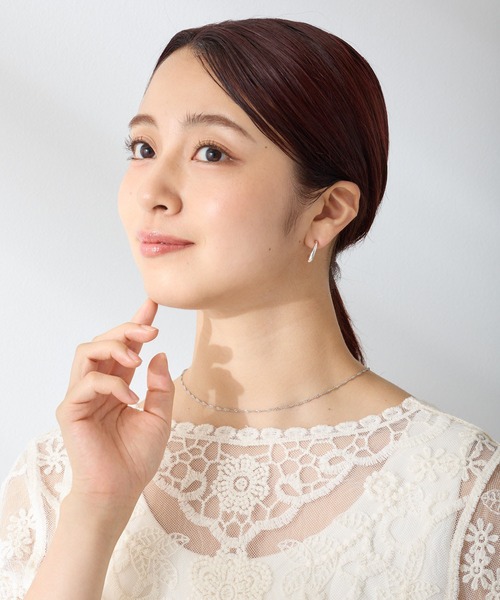 CALIN STANDARD(カリンスタンダード)の「◆金属アレルギー対応◆◆made in japan◆ 【高品質ポスト】【純金・純銀厚メッキ】スリムライン ジルコニアセラミックポストピアス(ピアス(両耳用)・レディース・シルバー/ゴールド/ピンクゴールド・FREE)」の6枚目の写真