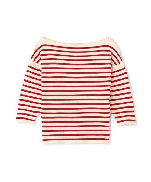 ETRE TOKYO(エトレトウキョウ)の「ボートネックニットプルオーバー(Tシャツ/カットソー・レディース・ネイビー/ブラック/レッド・FREE)」の19枚目の写真
