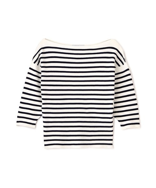 ETRE TOKYO(エトレトウキョウ)の「ボートネックニットプルオーバー(Tシャツ/カットソー・レディース・ネイビー/ブラック/レッド・FREE)」の21枚目の写真