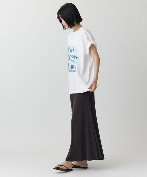 jj mercer(ジェイジェイマーサー)の「【J.J. Mercer】フォトCAR TEE(Tシャツ/カットソー・レディース・ホワイト/チャコール・フリー)」の8枚目の写真