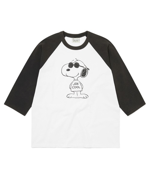 thisisneverthat(ディスイズネバーザット)の「TNT PEANUTS Raglan Tee(Tシャツ/カットソー・メンズ・ホワイト/ヘザーグレー・XL/L/M/S)」の2枚目の写真