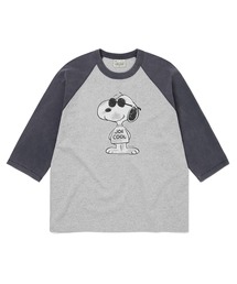 thisisneverthat(�f�B�X�C�Y�l�o�[�U�b�g)��TNT PEANUTS Raglan Tee(T�V���c/�J�b�g�\�[)