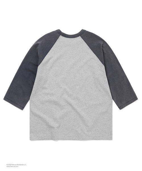 thisisneverthat(ディスイズネバーザット)の「TNT PEANUTS Raglan Tee(Tシャツ/カットソー・メンズ・ホワイト/ヘザーグレー・XL/L/M/S)」の5枚目の写真