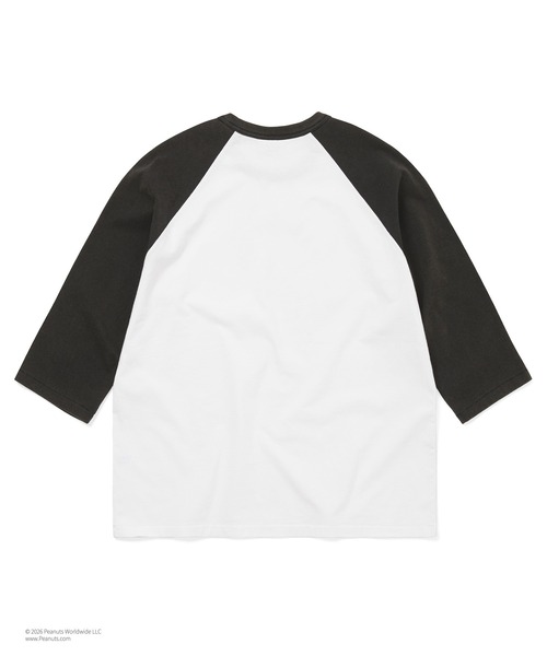 thisisneverthat(ディスイズネバーザット)の「TNT PEANUTS Raglan Tee(Tシャツ/カットソー・メンズ・ホワイト/ヘザーグレー・XL/L/M/S)」の3枚目の写真