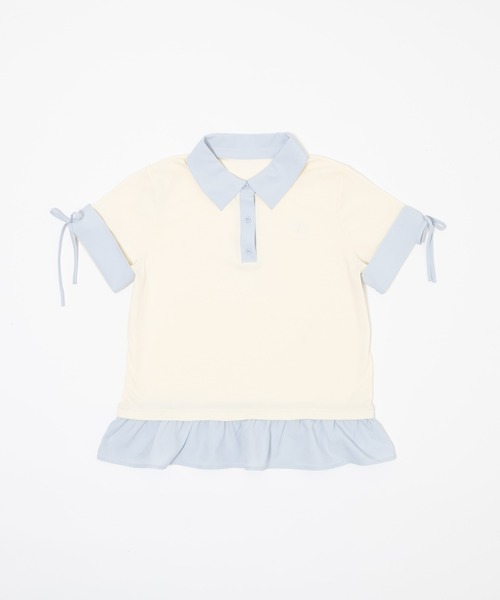 WEGO(ウィゴー)の「WEGO/ヘムフリルシャツドッキングTシャツ(Tシャツ/カットソー・レディース・グレー/アイボリー/ブラック・FREE)」の21枚目の写真