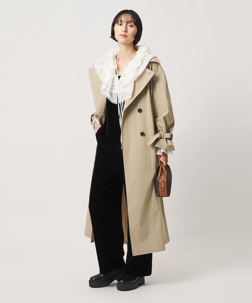 UNITED ARROWS(ユナイテッドアローズ)の「ベルベット サロペットパンツ(サロペット/オーバーオール・レディース・ネイビー/ブラック・38/36)」の12枚目の写真