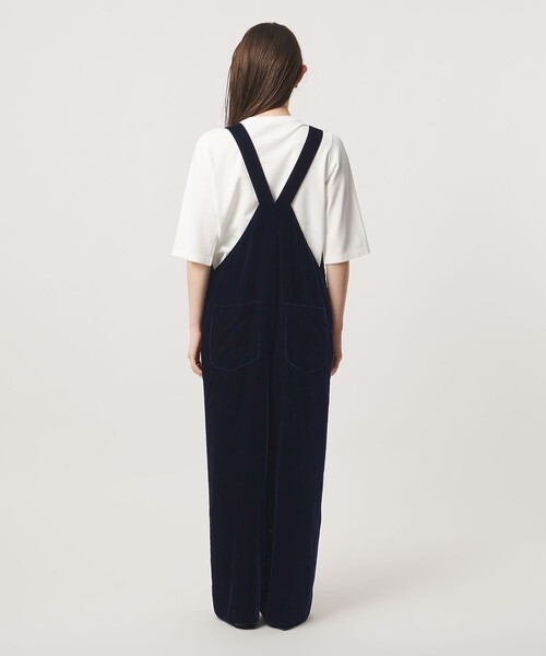 UNITED ARROWS(ユナイテッドアローズ)の「ベルベット サロペットパンツ(サロペット/オーバーオール・レディース・ネイビー/ブラック・38/36)」の15枚目の写真