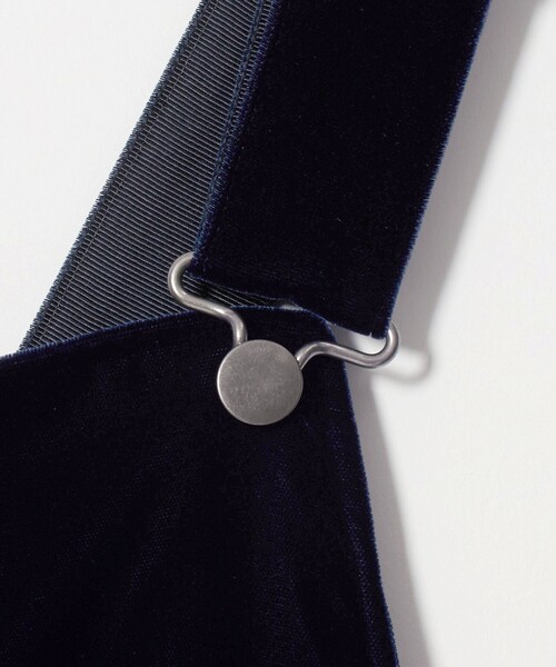 UNITED ARROWS(ユナイテッドアローズ)の「ベルベット サロペットパンツ(サロペット/オーバーオール・レディース・ネイビー/ブラック・38/36)」の20枚目の写真