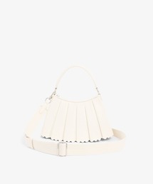 LACOSTE | LENGLEN シーズナル スモールレザープリーツバッグ(ハンドバッグ)