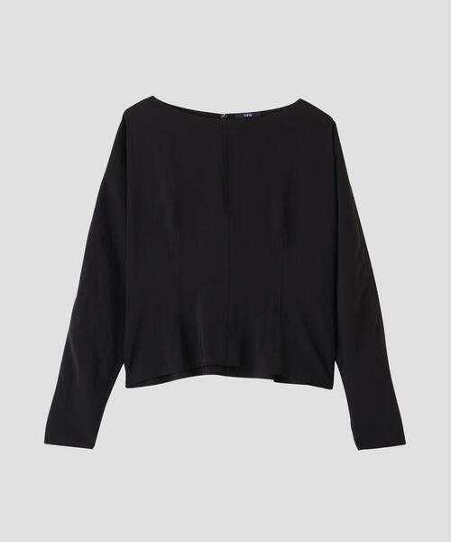 YLEVE(イレーヴ)の「YLEVE / RAYON-POLYESTER BROAD BLOUSE(シャツ/ブラウス・レディース・ブラウン/ブラック/ホワイト・1)」の5枚目の写真