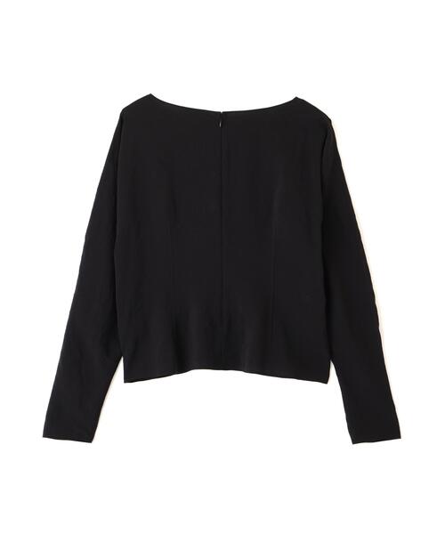 YLEVE(イレーヴ)の「YLEVE / RAYON-POLYESTER BROAD BLOUSE(シャツ/ブラウス・レディース・ブラウン/ブラック/ホワイト・1)」の6枚目の写真