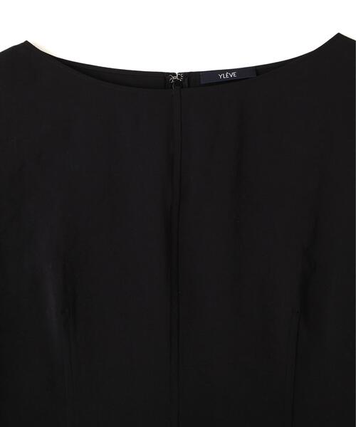 YLEVE(イレーヴ)の「YLEVE / RAYON-POLYESTER BROAD BLOUSE(シャツ/ブラウス・レディース・ブラウン/ブラック/ホワイト・1)」の7枚目の写真