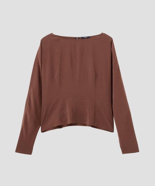 YLEVE(イレーヴ)の「YLEVE / RAYON-POLYESTER BROAD BLOUSE(シャツ/ブラウス・レディース・ブラウン/ブラック/ホワイト・1)」の17枚目の写真