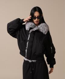 DankeSchon/ダンケシェーン/WOMEN REVERSIBLE FUR NYLON BLOUSON