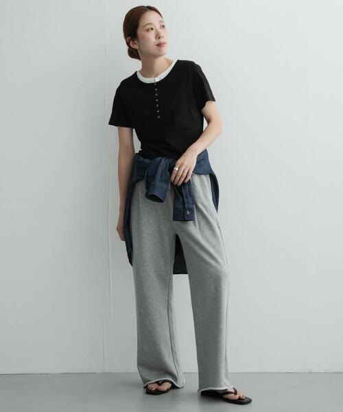 URBAN RESEARCH Sonny Label(アーバンリサーチサニーレーベル)の「レイヤードライクヘンリーネックプルオーバー(Tシャツ/カットソー・レディース・ボルドー/ネイビー/ブラック・FREE)」の10枚目の写真
