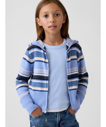 GAP | CashSoft カシミヤタッチ ジップアップ ニットパーカー (キッズ)(ニット/セーター)