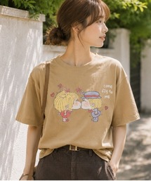 salle de bal（サルデバル）の「【 ADO MIZUMORI / ミズモリアド 】 水森亜土　カラー　Tシャツ　WNI（Tシャツ/カットソー）」