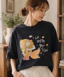 salle de bal（サルデバル）の「【 ADO MIZUMORI / ミズモリアド 】 水森亜土　カラー　Tシャツ　WNI（Tシャツ/カットソー）」