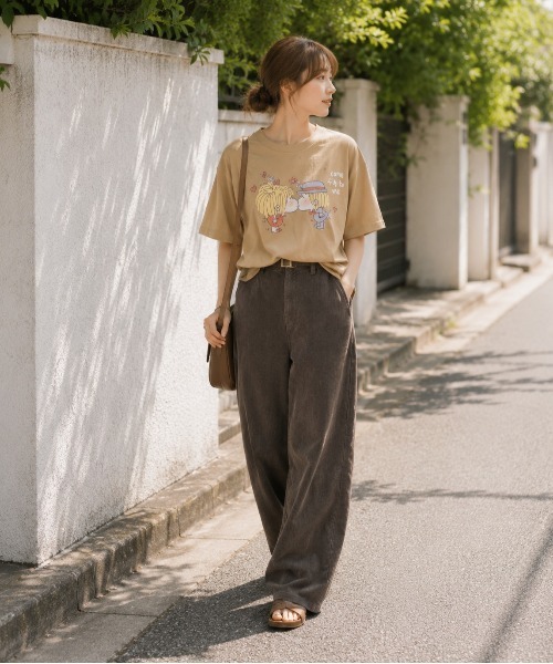 salle de bal(サルデバル)の「【 ADO MIZUMORI / ミズモリアド 】 水森亜土 カラー Tシャツ WNI(Tシャツ/カットソー・レディース・その他5/その他6/その他1/その他4/その他8/その他3/その他7/その他2・FREE)」の9枚目の写真