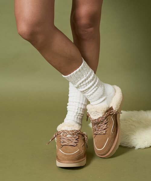 FREAK'S STORE（フリークスストア）の「限定展開 UGG/アグ W LOWMEL MULE/ウィメンズ ローメル ミュール[6~8サイズ展開]（スニーカー・レディース・キャメル/ブラック・7/8/6）」の20枚目の写真