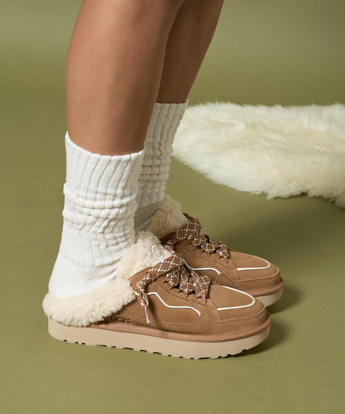 FREAK'S STORE（フリークスストア）の「限定展開 UGG/アグ W LOWMEL MULE/ウィメンズ ローメル ミュール[6~8サイズ展開]（スニーカー・レディース・キャメル/ブラック・7/8/6）」の21枚目の写真
