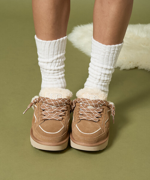 FREAK'S STORE（フリークスストア）の「限定展開 UGG/アグ W LOWMEL MULE/ウィメンズ ローメル ミュール[6~8サイズ展開]（スニーカー・レディース・キャメル/ブラック・7/8/6）」の10枚目の写真