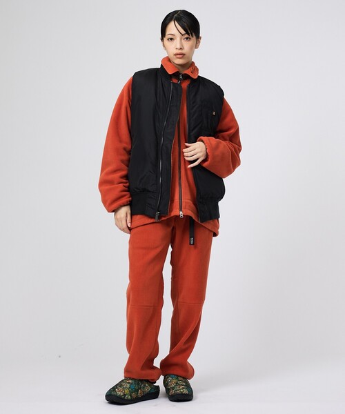 Alpha Industries(アルファインダストリーズ)の「【ALPHA / アルファ】MA-1 RELAXED FIT VEST / リラックスフィット MA-1ベスト(ブルゾン・メンズ・ブラック・XL/L/M)」の2枚目の写真
