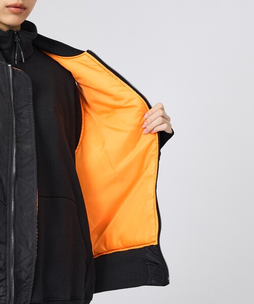 Alpha Industries(アルファインダストリーズ)の「【ALPHA / アルファ】MA-1 RELAXED FIT VEST / リラックスフィット MA-1ベスト(ブルゾン・メンズ・ブラック・XL/L/M)」の11枚目の写真